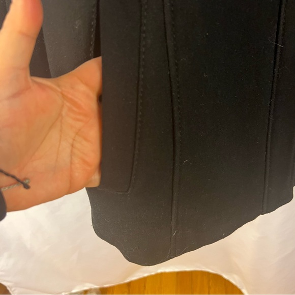 GUESS Jacket Wool Women M Medium Toggle Button Black Hooded Hoody - Picture 7 of 7